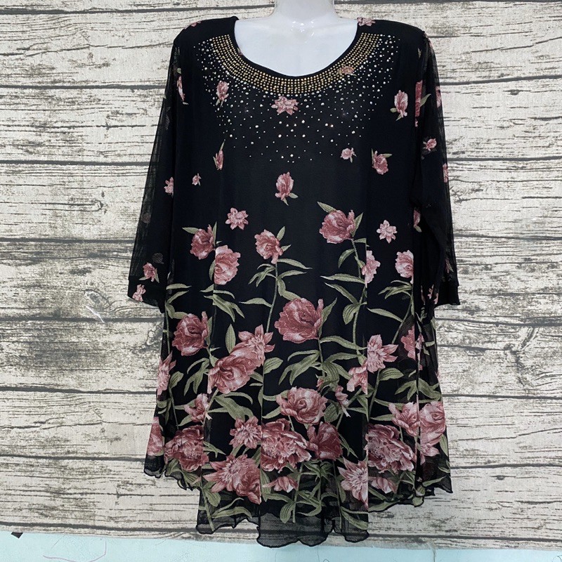 Áo thun lưới trung niên 70-95 ký