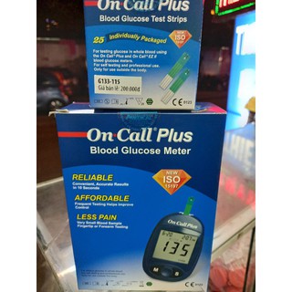 Máy đo đường huyết ONcall plus+25 que+10 kim