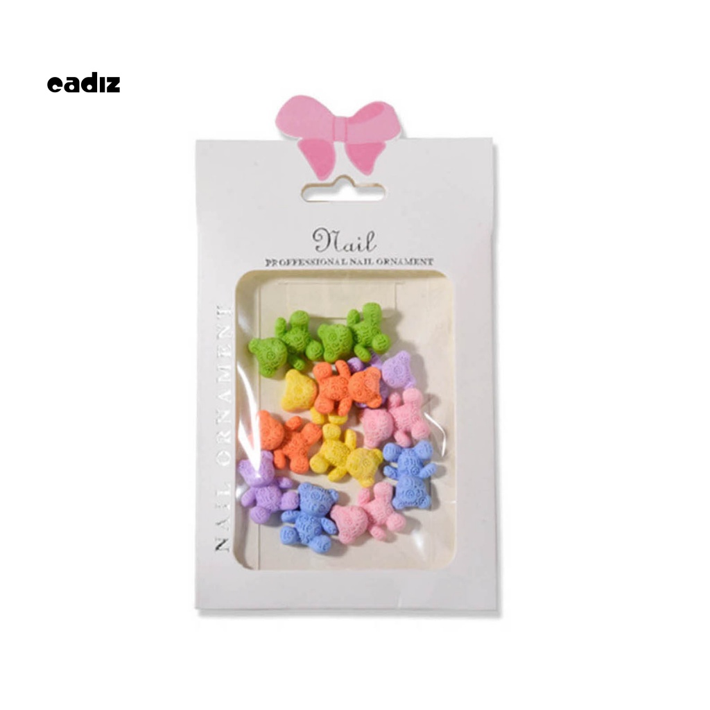 Phụ Kiện Trang Trí Móng Tay Nghệ Thuật Bằng Resin Họa Tiết Hoạt Hình 3D DIY