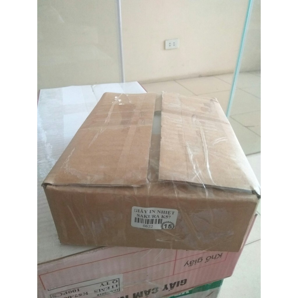 Hộp 15 cuộn giấy in hóa đơn BILL SAKURA K57/K58