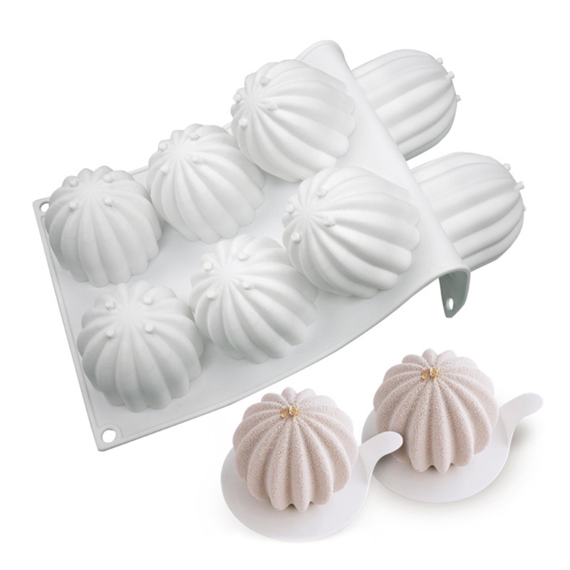 Khuôn Silicone Làm Bánh 8 Ô Hình Cây Xương Rồng