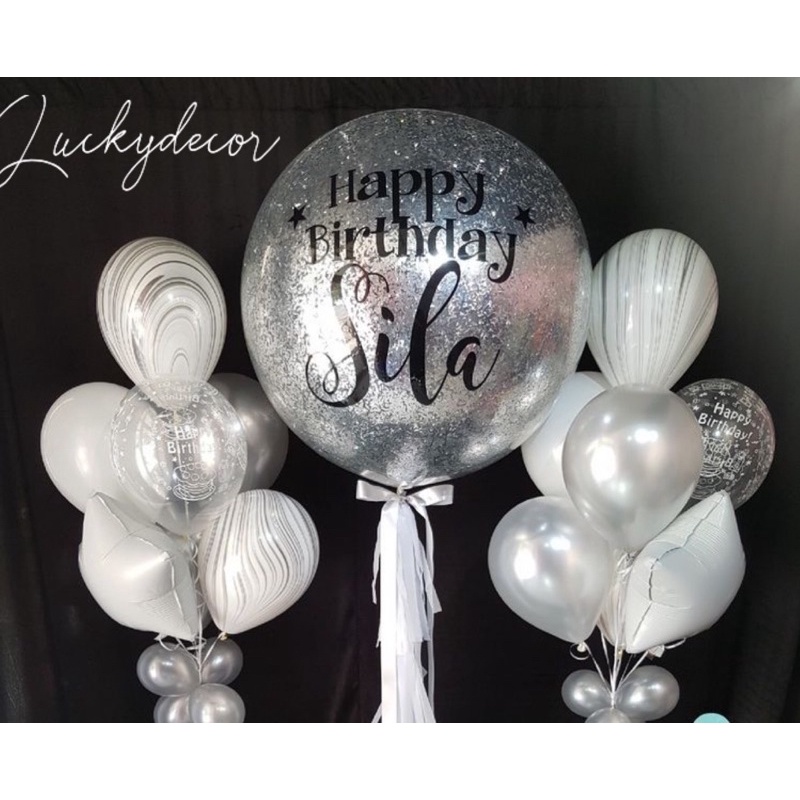 Quả Bóng Bay Jumbo In Tên Theo Yêu Cầu 90cm