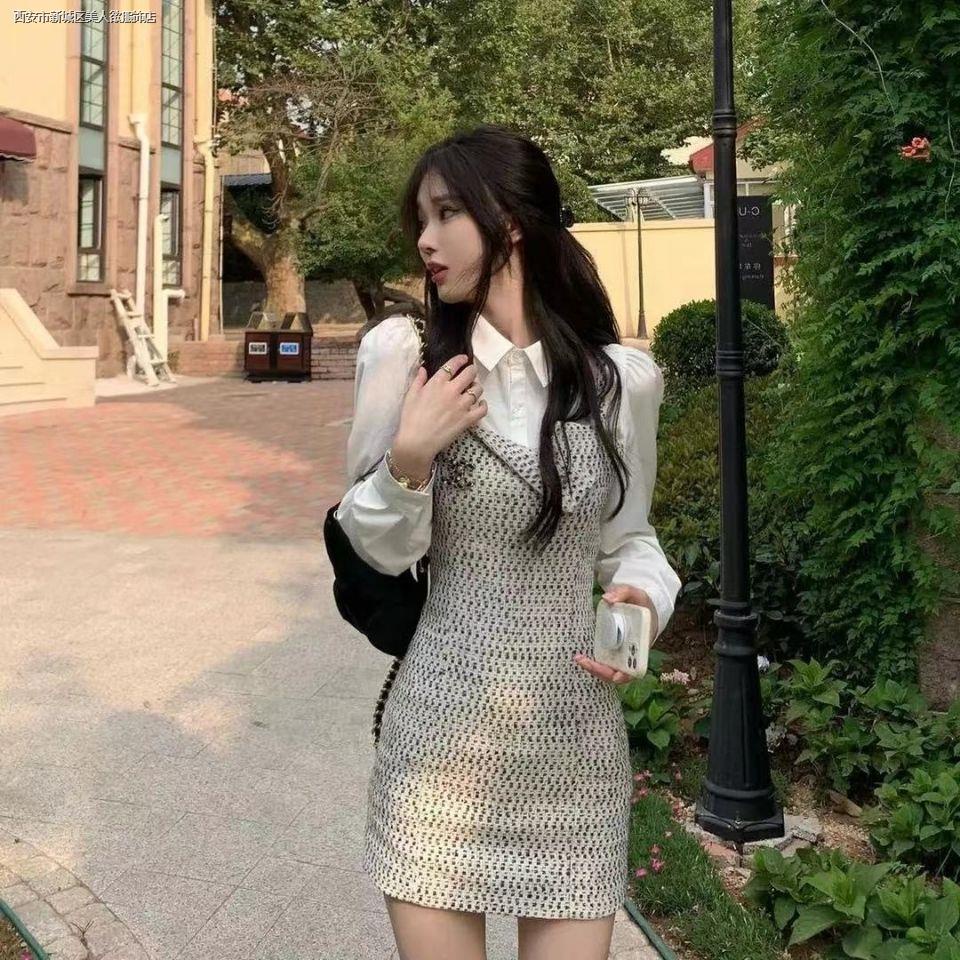 Áo Sơ Mi Trắng Dài Tay Thắt Eo Thời Trang Nữ Tính