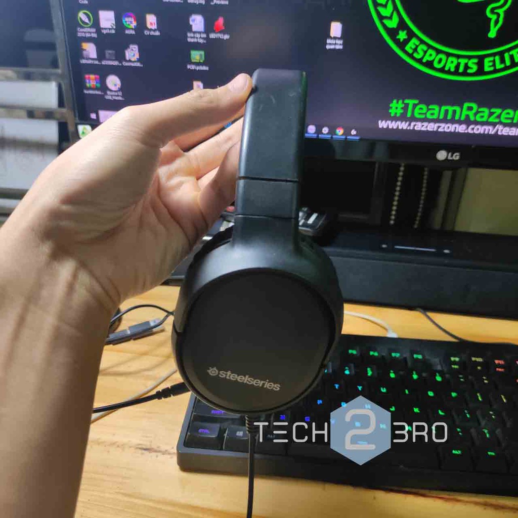 Tai nghe có dây Steelseries Arctis 1 cao cấp, không led RGB headphone chống ồn âm thanh trầm ấm có âm thanh 7.1