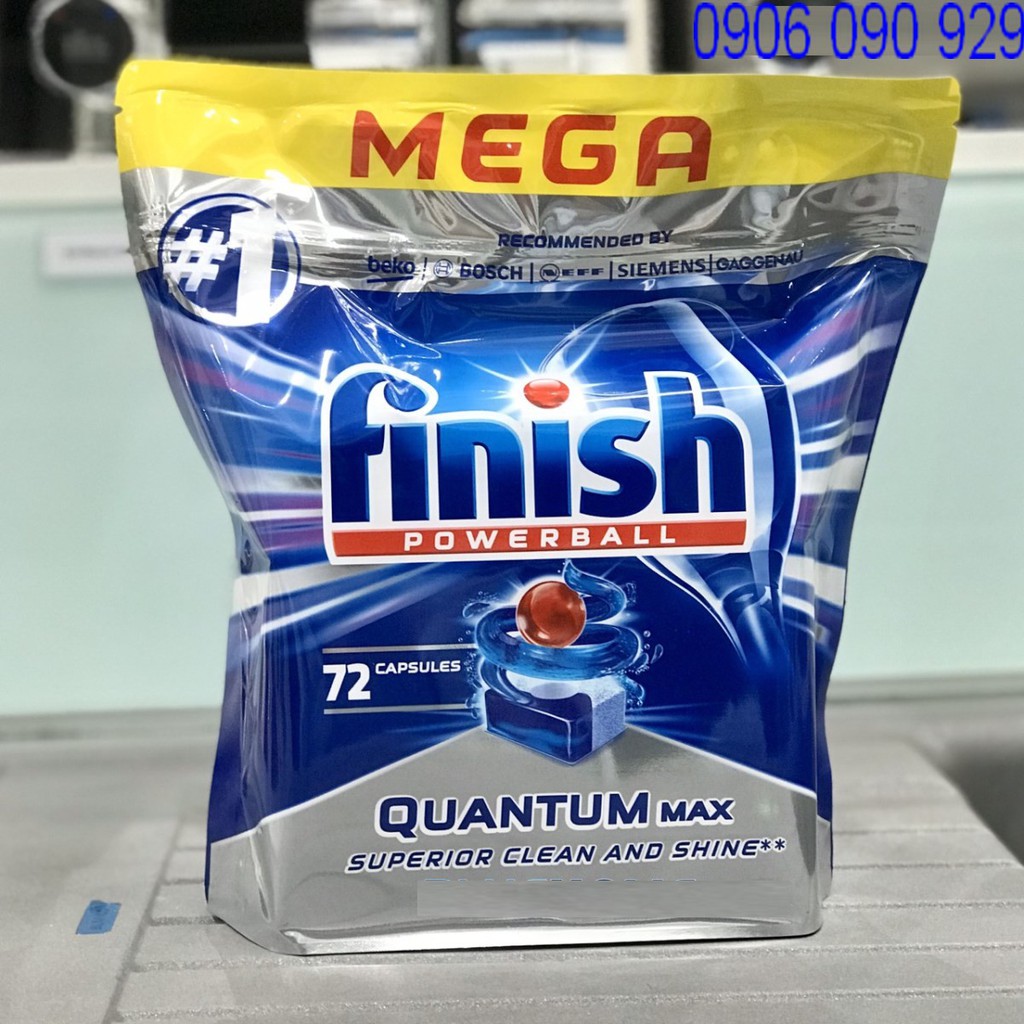 Viên rửa bát Finish Quantum max 72 viên - HANOIMART