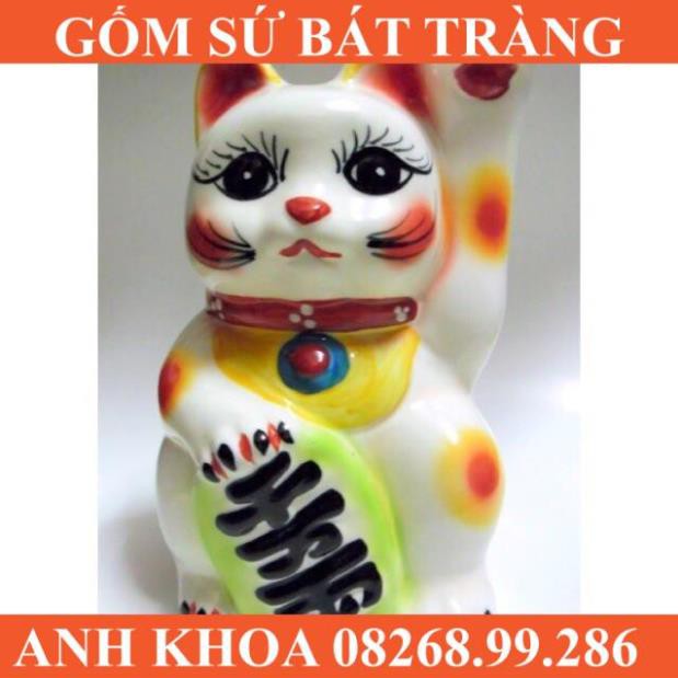 Mèo neko sứ Bát Tràng chọn kĩ - Gốm sứ Bát Tràng Anh Khoa