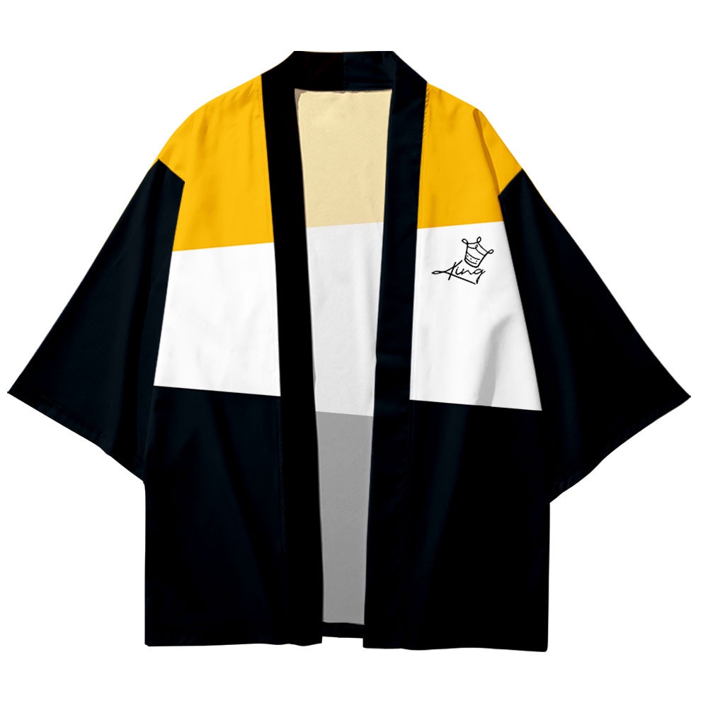 Áo Khoác Kimono Nhật Bản Dáng Rộng Kích Thước Lớn Hóa Trang Haori Yukata Rob Cho Nam Và Nữ