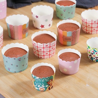 Ly cupcake giấy cứng làm bánh loại lớn set 10 cái