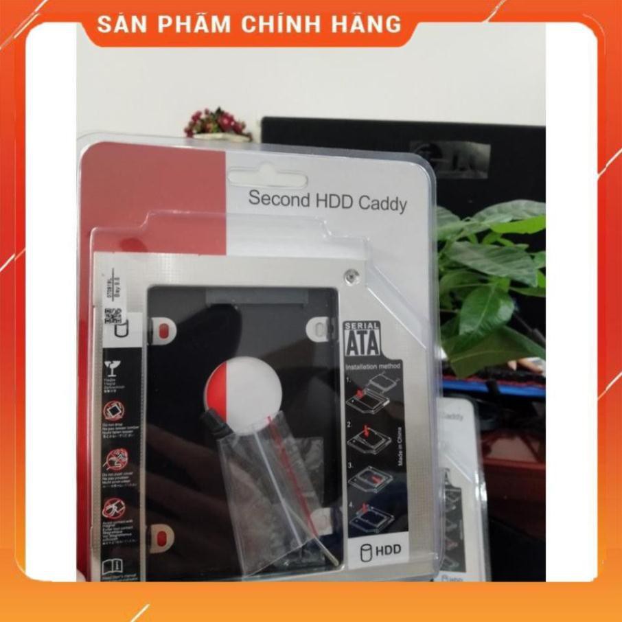 có, Caddy bay SATA nhôm 9.5mm - Caddy mỏng