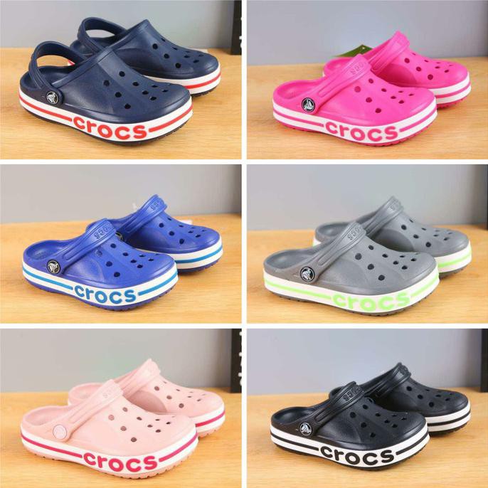 Crocs Giày Sandal Cao Su Thời Trang Năng Động Cho Bé