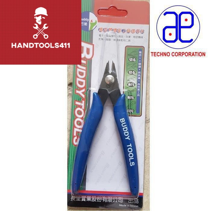 5″ Kìm cắt chân mạch điện tử cán xanh BG0011 BUDDY SIÊU TỐT SIÊU TỐT [Handtools]