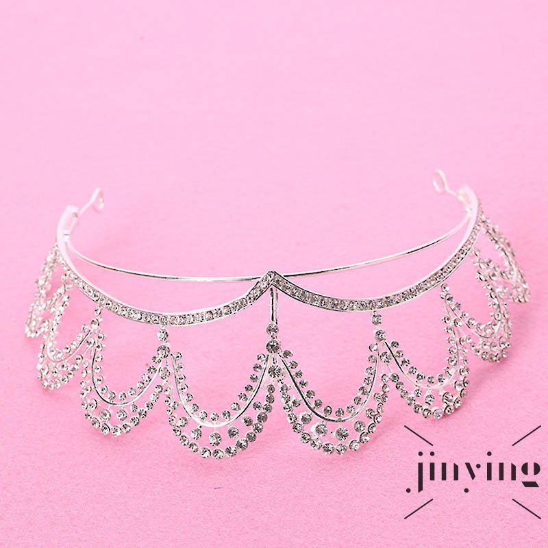 Vương miện cô dâu GETNOIVAS đính đá thời trang