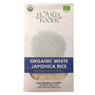 {Date 5/2020} Gạo tấm trắng hữu cơ Hoa sữa Jasmine, Japonica 1kg