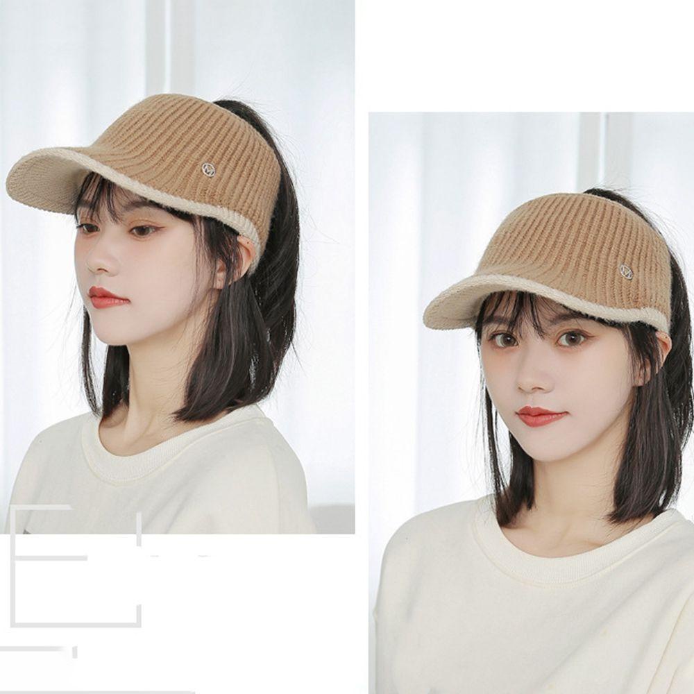 QQMALL Mũ Lưỡi Trai Dệt Kim In Chữ M Phong Cách Hiphop