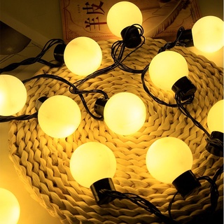 💥Giá Sỉ💥 Đèn led dây đen cherry ball bóng to[4m 20 bóng] trang trí ngoài trời, quán cafe, trang trí tiệc sinh nhật,