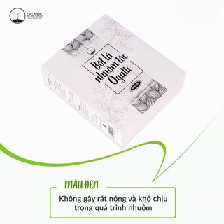[HCM] Bột Lá Nhuộm Tóc Ogatic_Màu Đen_Nhuộm Tóc Từ Thiên Nhiên_An Toàn_Hiệu Quả_Dễ Sử Dụng