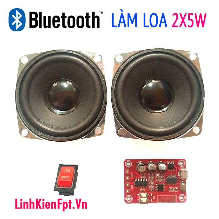 Chế loa Bluetooth 5W Combo loa vi tính 2x5W