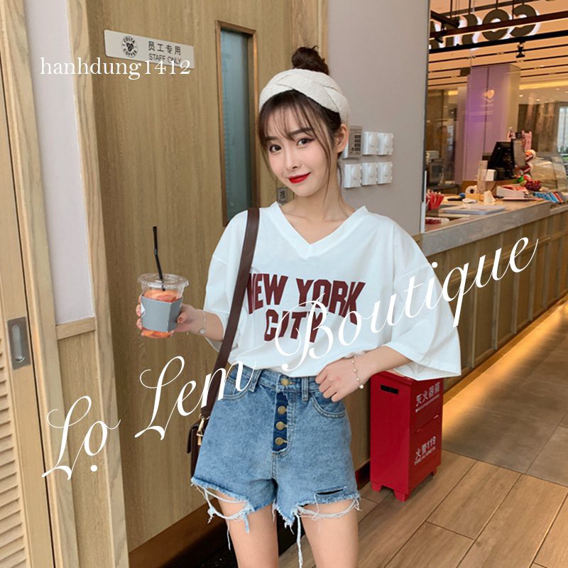 Áo Phông  FREESHIP  Áo Thun Tay Lỡ Nữ Unisex Oversize Chất Cotton Mềm Thoải Mái