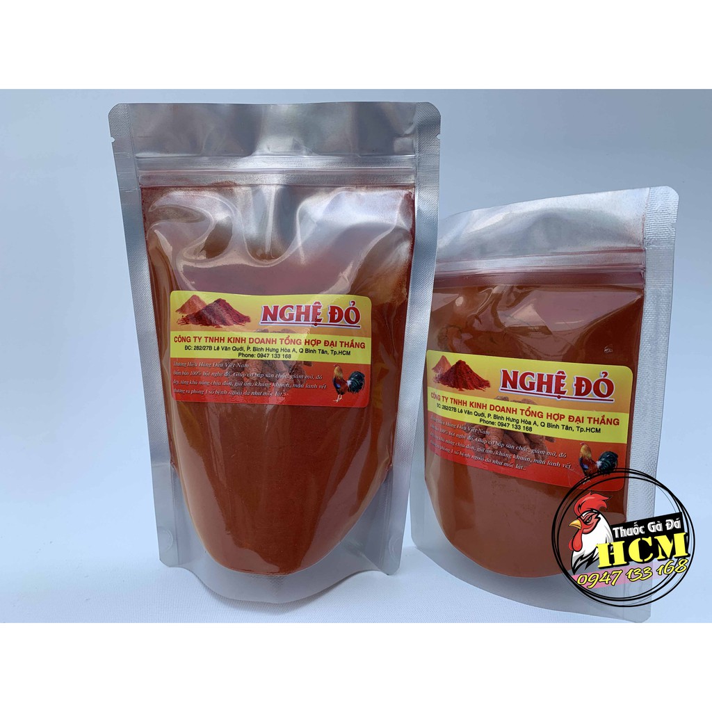 Nghệ Đỏ Nguyên Chất Cho Gà Đá - Đã Mài Mịn (100gr)