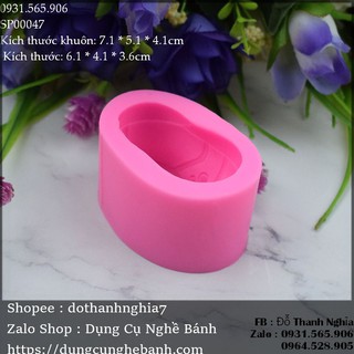 Khuôn silicon giày bé trai đan dây