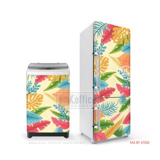 Miếng dán tủ lạnh - chất liệu decal chống thấm - mã ET525