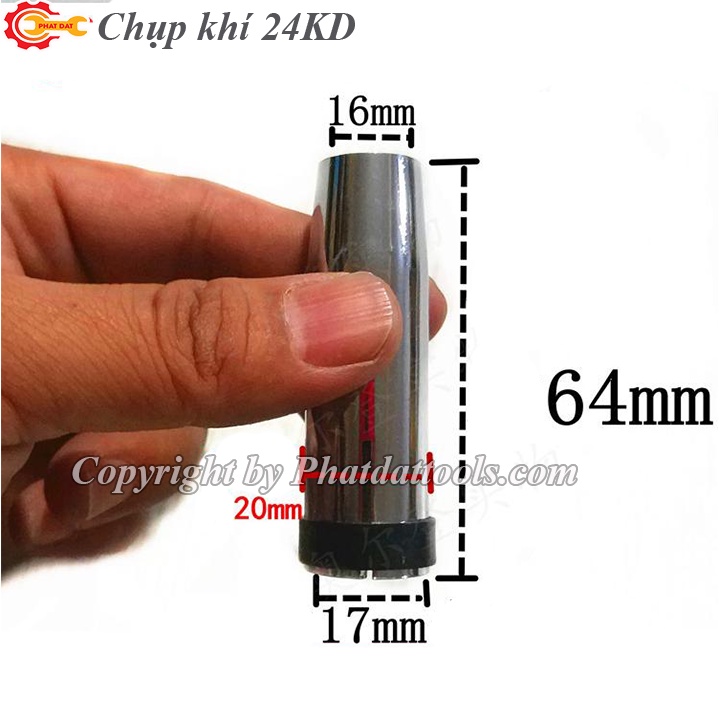 Bộ 5 chụp khí cho mỏ hàn MIG 24KD-Phụ kiện máy hàn MIG