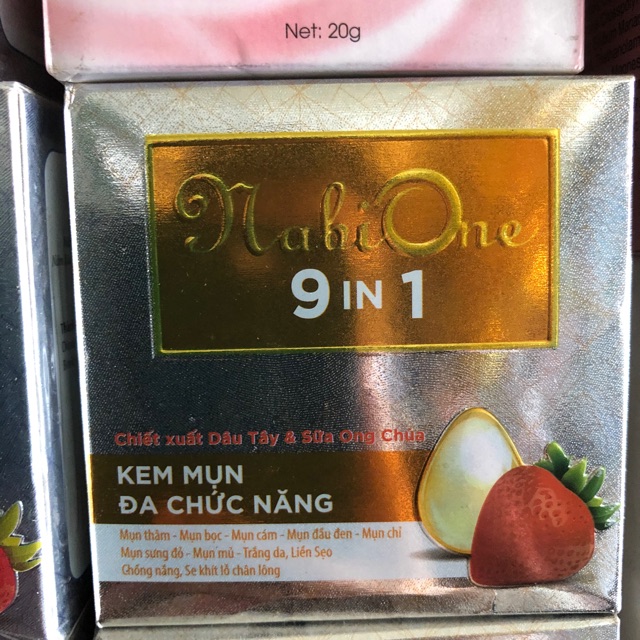 Kem mụn đa chức năng 9 in 1 nabi one đủ giấy