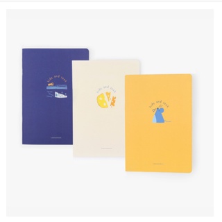 Vở Crabit Dotted Notebook Ruột Chấm Dot - Cheese (120 Trang - 18.3x26cm)