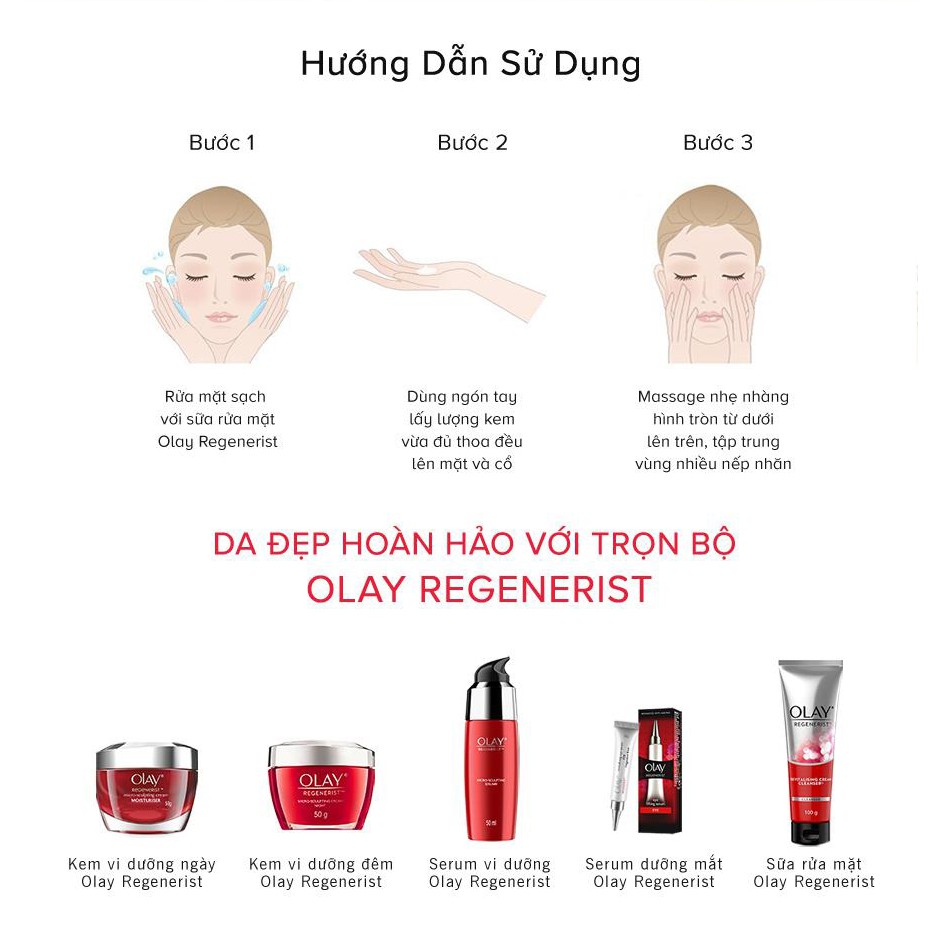 KEM DƯỠNG OLAY REGENERIST NGỪA LÃO HOÁ 50G REGENERIST MICRO-SCULPTING CREAM