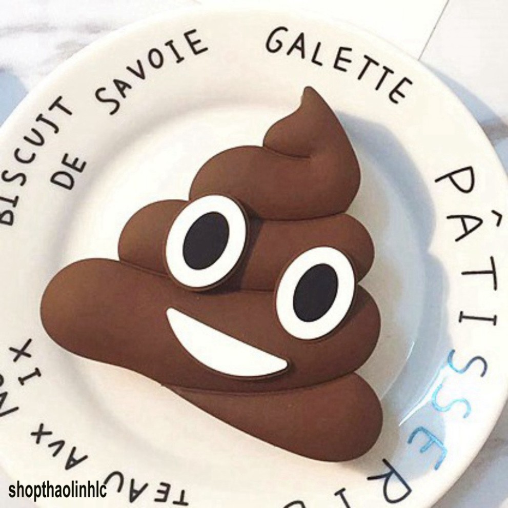 SẠC DỰ PHÒNG CỤC SHIT MÀU NÂU cute-sạc dự phòng hình cục cứt dễ thương màu nâu