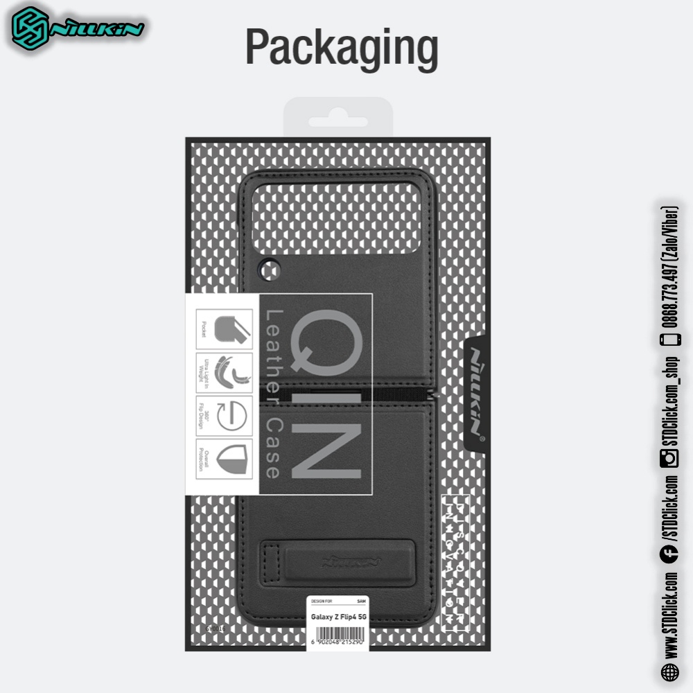 ỐP LƯNG SAMSUNG GALAXY Z FLIP 4 5G NILLKIN QIN CHÍNH HÃNG