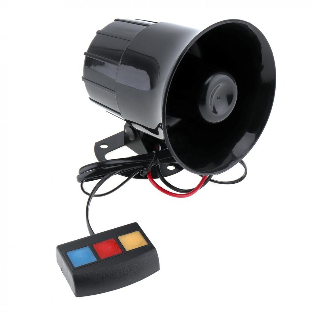 Còi Hú Cảnh Sát 3 Chế Độ 12V 30W Cho Xe Ưu Tiên