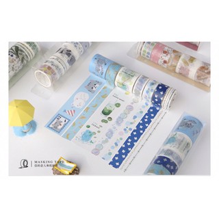 Set 8 cuộn washi cute WS002