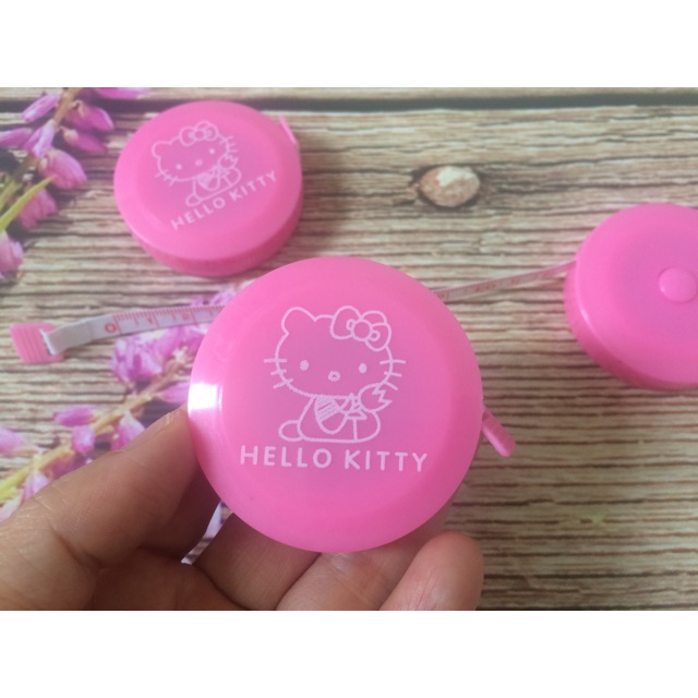 Thước dây cuộn tự động Hello kitty