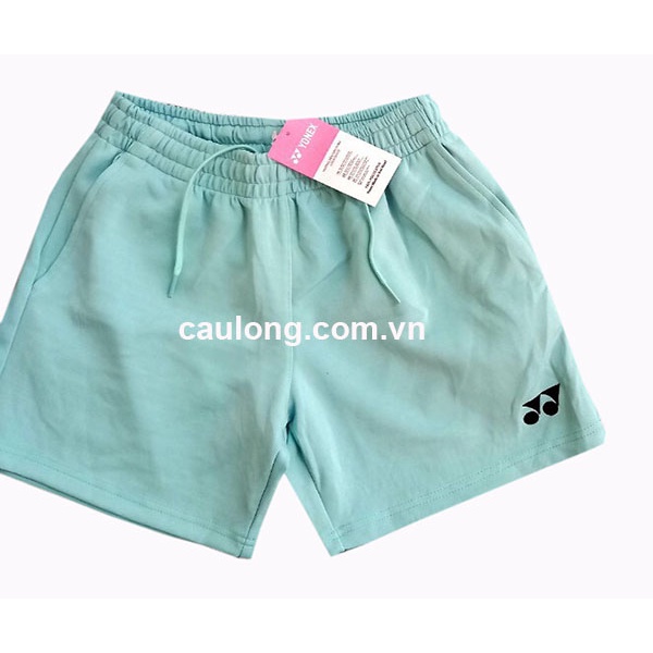 Quần Short Cầu Lông Nữ Yonex Logo Xanh Ngọc New