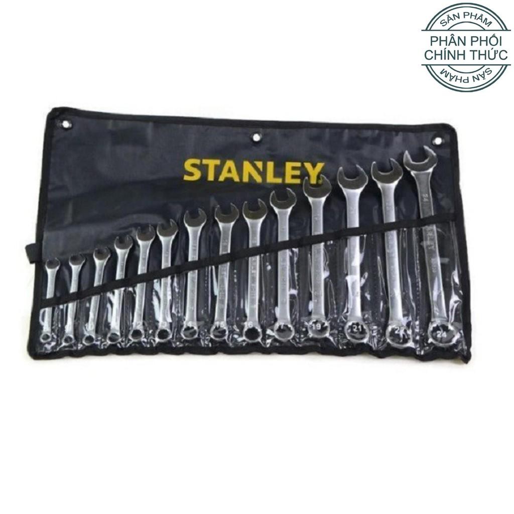 [STANLEY] Bộ cờ lê đầu tròng, đầu mở 14 chiếc 8-24mm Stanley 80-946