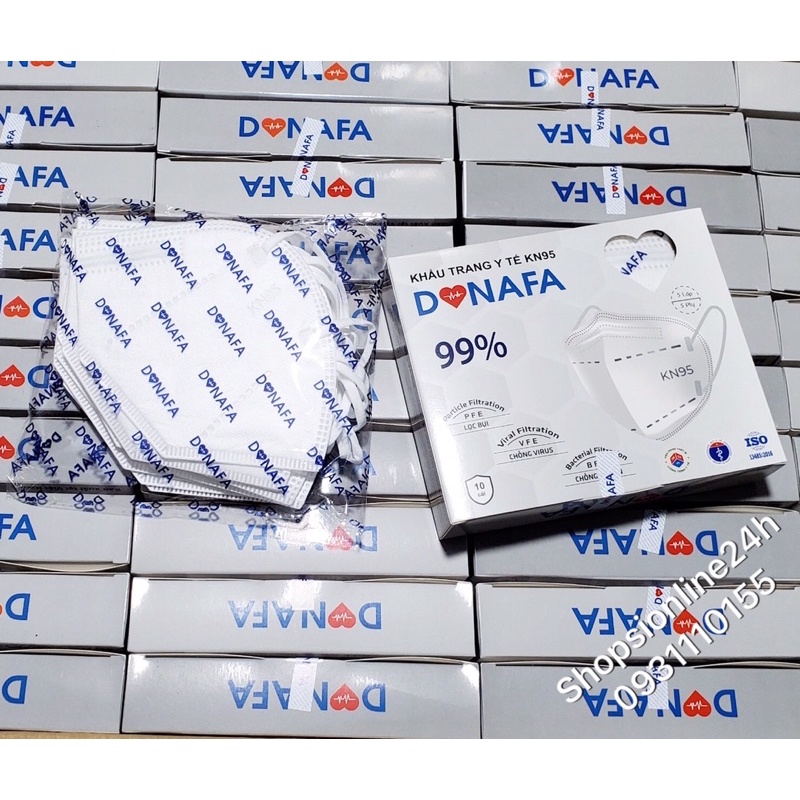 ✅ Khẩu trang y tế 5 lớp N95 , KN95 Donafa cao cấp đủ màu