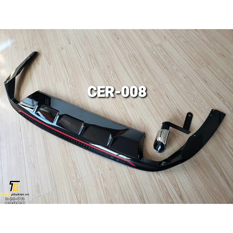 Kia Cerato 2016-2020 - Líp pô thể thao nhựa ABS zin theo xe