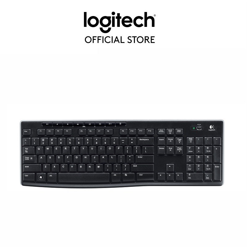 Mã ELLOGIWL4 giảm 10% đơn 500K] Bàn phím không dây Logitech K270