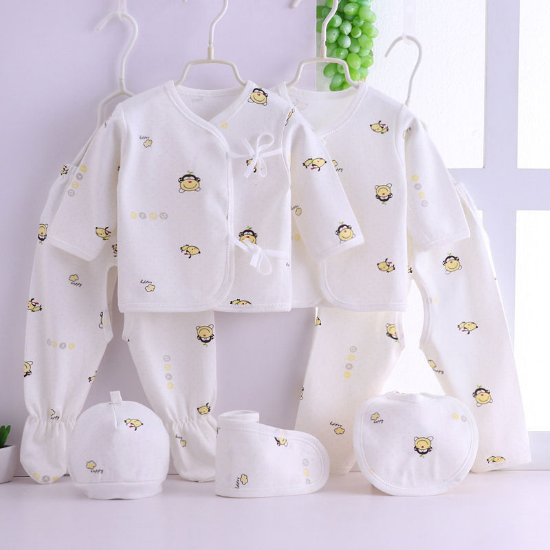 Set 7 Món Đồ Lót Cotton Thời Trang Xuân Thu Cho Bé Sơ Sinh