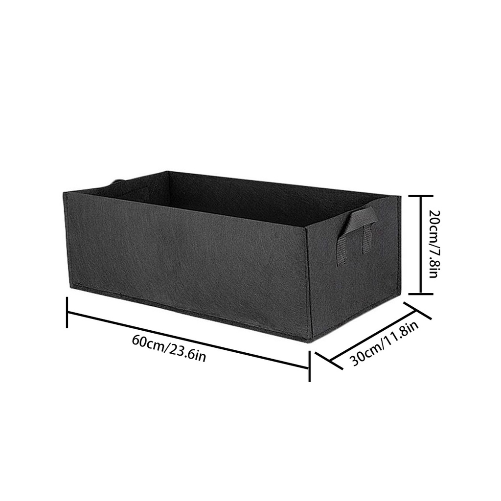 [CHOO] Square Planting Bag Non-woven Box Breathable Plant Growth Pouch Gardening Growing Pot