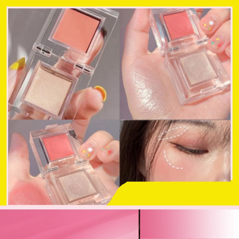 Phấn má hồng Magic Casa kiêm phấn bắt sáng hai màu tự nhiên lâu trôi HOT | BigBuy360 - bigbuy360.vn