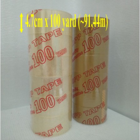 Cây 6 cuộn băng keo RABBITS TAPE 100yard