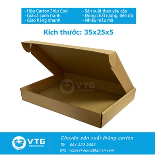 Combo 100h 35x25x5 Nắp gập cài