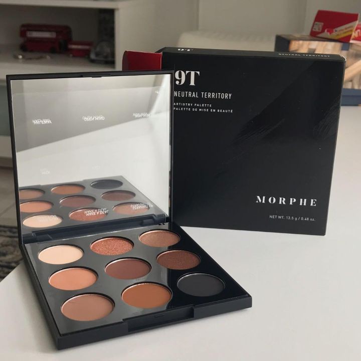 Bảng màu mắt Morphe 9T Neutral Territory Artistry 9 ô