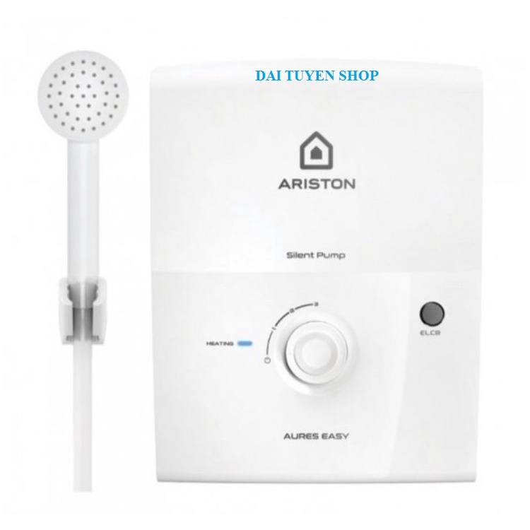 Bình nước nóng trực tiếp Ariston Aures Easy 3.5 không có Bơm trợ lực, 3 cấp số, Aures Easy 3.5