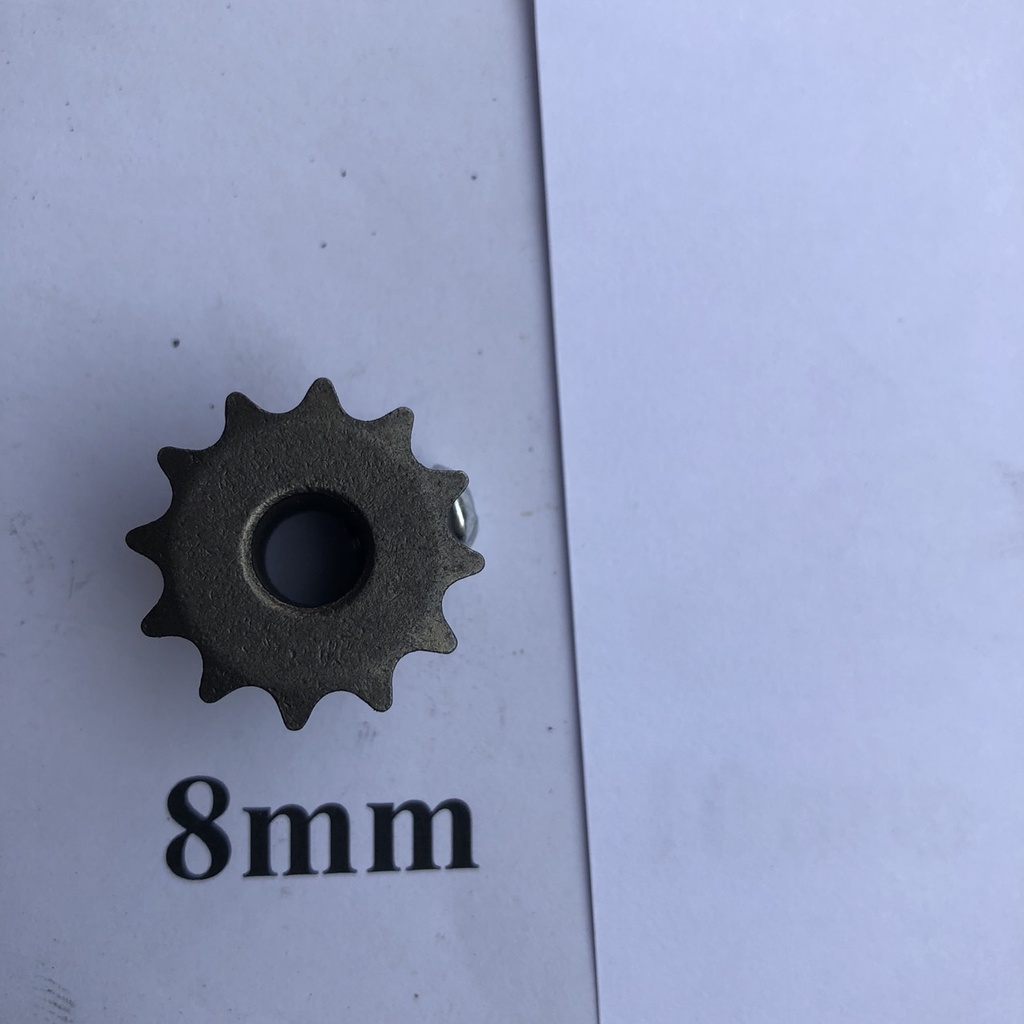 Ốc nhông lắp vào đầu mô tơ máy nướng thịt 5mm , 6mm , 7mm , 8mm , 10mm , 12mm