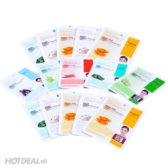 Combo 10 Miếng Mặt Nạ Dermal Hàn Quốc các loại
