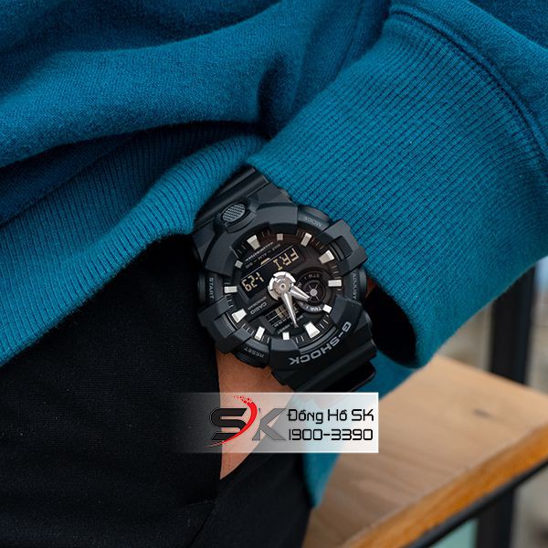 Đồng Hồ Nam CASIO G-Shock Chính Hãng Anh Khuê GA-700-1BDR