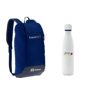 Bộ ba lô và bình giữ nhiệt quà tặng từ Ensure gold